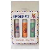 3 piece lip balm set