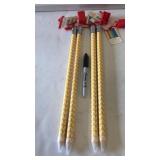 Lot of 12 giant pencils w/sharpeners