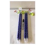 Lot of 12 giant pencils w/sharpeners