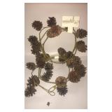 2 strands pine cone garland 12