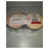 Glass jars (2 count)