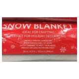 2 snow blankets 36"x8