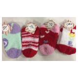 4 pairs of kids cozy socks as 5-6.5