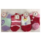4 pairs kids cozy socks so 5-6.5