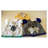 3 kids hats sz 4-6x