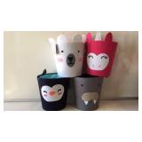 4 felt gifting baskets