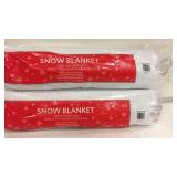 2 snowblankets 36"x8
