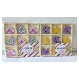 2 sets wooden tic-tac-toe games