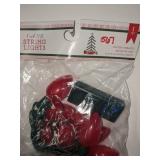 8 red LED string lights