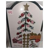 Scratch off advent calendar