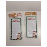 2 pack holiday magnetic list pads