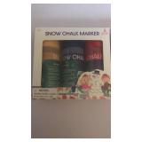 2 - 3 pks snow chalk markers