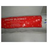 Decorating snow blanket