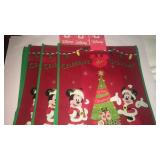 3 Disney Christmas gift bags