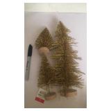 Set of 3 bottle brush trees