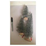 Set of 3 bottle brush trees