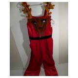 Holiday velvet bibs - girls size large