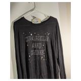 Sparkle and shine shirt - size xL