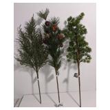 3 piece holiday greenery