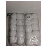 2 pack indoor snowballs (20 count total)