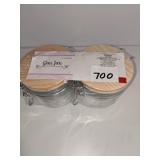 Glass jars (2 count)