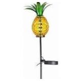 Yellow Pineapple Solar Garden Stake