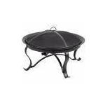 SADLER Round Steel Wood Burning Fire Pit