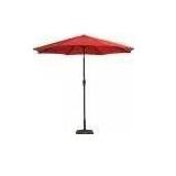 9 ft. Steel Crank and Tilt Patio Umbrella in Ruby
