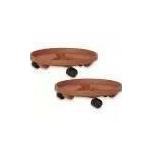 14 In. Terra Cotta Caddie Plant Doll