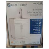 Glacier Bay 24" Laundry Sink Cabinet
