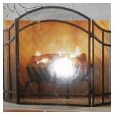 Salishan 3 Panel Screen  Black