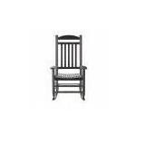 Black Wood Outdoor Rocking Chair