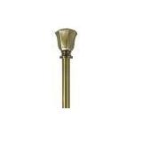 Telescoping 3/4 In. Single Curtain Rod Kit
