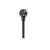 Telescoping 3/4 In. Single Curtain Rod Kit
