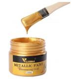 New (lot of 3) Acrylic Paint Metallic Gold, Non