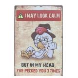 New Rustic Metal Funny Signs Gift Idea, Cute