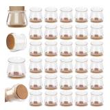 LAMPTOP 32 Pcs Silicone Chair Leg Floor