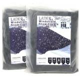 2 PCs LADER Windshield Cover for Ice and Snow,
