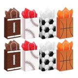 New Lot of Zonon 24 Pieces Sports Paper Party