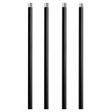 New Matte Black M10 Threaded Extension Rod for