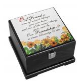 ADMLC Wooden Friendship Decorative Box, Friends