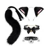 New Cat Ears and Tail Set Wolf Fox Ears Animal
