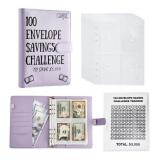 100 Envelopes Money Saving Challenge Book with