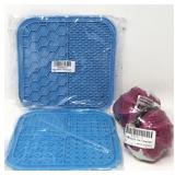 4 PCs Octopus Dog Toy,100% Natural Rubber Dog