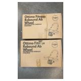 New (2) Exercise Roller Wheels - Ab Roller with