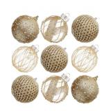 (Lot of 2) 80mm/3.15" Christmas Ball Ornaments -