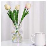 601-Clear Vases for Decor, 7 Inch Glass Vase