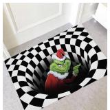 3D Illusion Doormat,Christmas Anti-Slip Doormat,