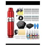 New Wormhole Tattoo Kit, Rotary Tattoo Pen for