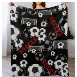 New Soft Cozy Soccer Blanket Basketball Throw